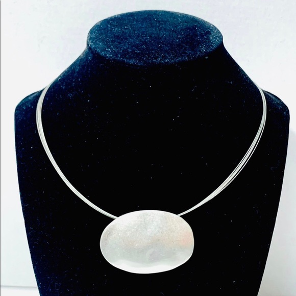 Antique Premier Designs Modernist Wire Necklace - Picture 8 of 8